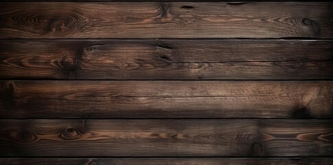 Naklejka premium rustic wood textured background with a wooden wall in the foreground