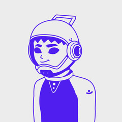 person with a hand drawn 05