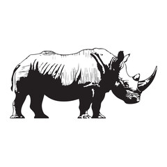 Rhino Vector Art Design