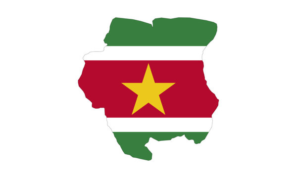 recommend clip art: Map of Suriname