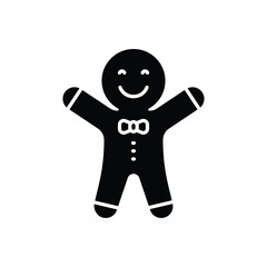 Gingerbread Man vector icon