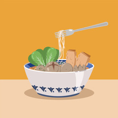 Bakso traditional food Indonesia