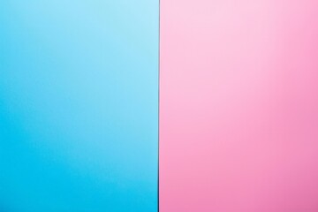 Naklejka premium Abstract background with blue and pink colors divided by a black line, perfect for creative projects. Pastel tones and geometric pattern for a vibrant touch. Let your creativity shine!