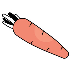 Creative design icon of carrot