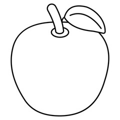 A beautiful design icon of apple