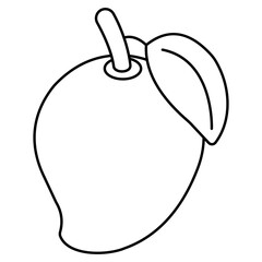 Modern design icon of mango 
