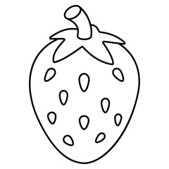 Modern design icon of strawberry 