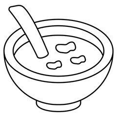 Creative design icon of soup