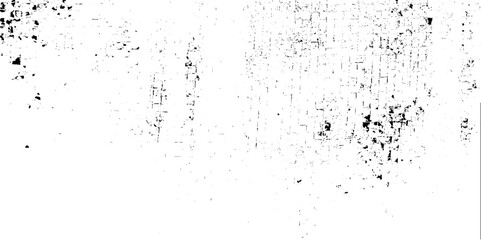 Abstract dirty or scratch aging effect. Dusty and grungy scratch texture material or surface. Black grainy texture isolated on white background. Grunge design elements. Vector illustration