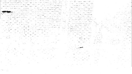 Abstract dirty or scratch aging effect. Dusty and grungy scratch texture material or surface. Black grainy texture isolated on white background.