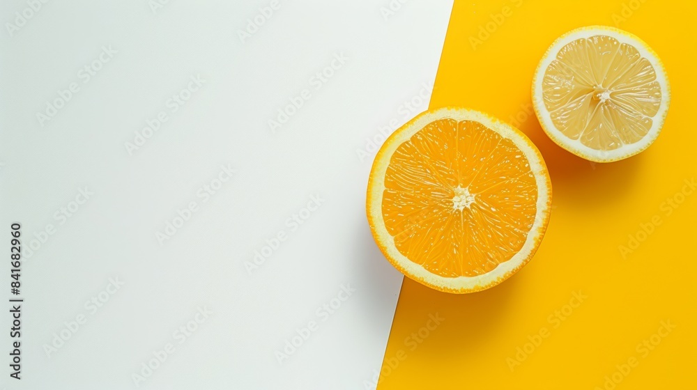 Poster a minimalist graphic design featuring a bold yellow text on a clean white background.