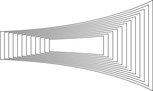 Distorted square rectangle pattern. Design elements