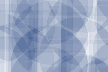 Fototapeta premium Abstract Overlapping Circles and Lines in Shades of Blue and Gray - A Modern Geometric Background Design
