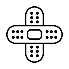 Bandage line icon