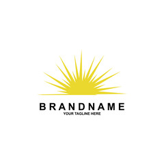 Creative Sun Logo Design Template. Sun vector illustration.