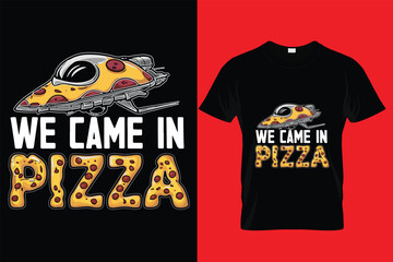 pizza gamer character. with t shirt mock up © Graphic Masum