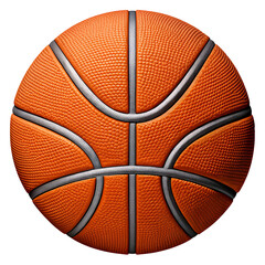 Fototapeta premium basketball png embroidered on white Background and transparent png
