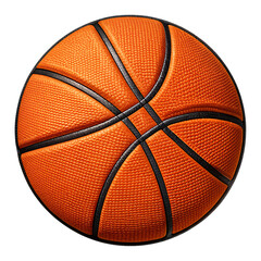Fototapeta premium basketball png embroidered on white Background and transparent png