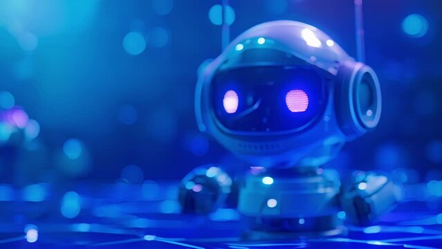 An AI chatbot using natural language processing to quickly synthesize data from customer inquiries and provide accurate responses.