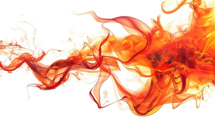 Captivating Blaze Fiery Tendrils in a Cubist Inspired Masterpiece of Dynamic Energy and Mesmerizing Beauty