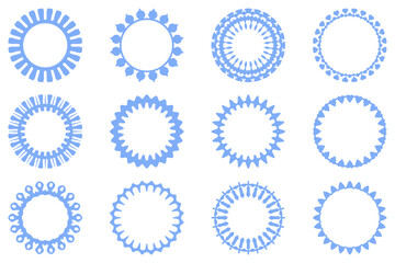 Decorative ornament frame set design