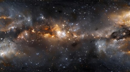 Obraz premium 360degree space nebula panorama equirectangular hdri environment map