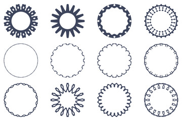 Decorative ornament frame set design