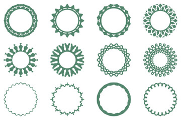 Decorative ornament frame set design