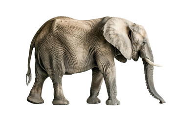 Obraz premium an elephant with tusks and long tusks