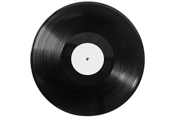 Obraz premium a black record with a white center