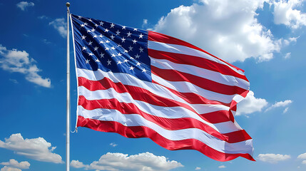 Obraz premium United States of America USA national day A day that symbolizes the world's most powerful countries
