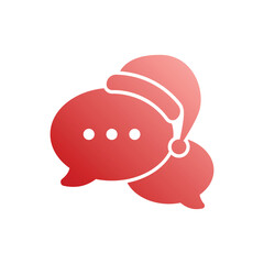 Christmas Message vector icon