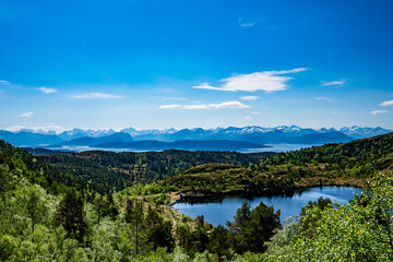 Berge und Fjorde Norwegen