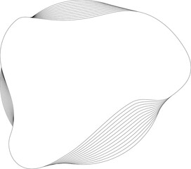 Circle fluid white overlapping for banner, web, badges, tag