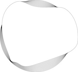 Circle fluid white overlapping for banner, web, badges, tag