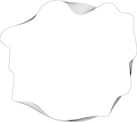 Circle fluid white overlapping for banner, web, badges, tag