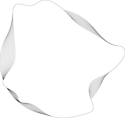 Circle fluid white overlapping for banner, web, badges, tag