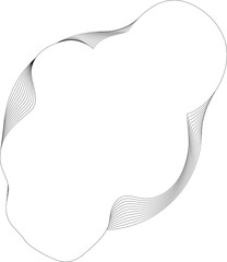 Circle fluid white overlapping for banner, web, badges, tag