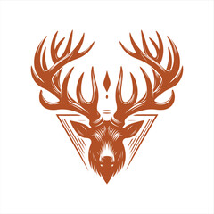 deer vector head