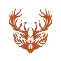 deer vector head