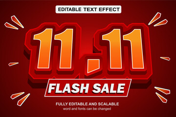 12.12 FLASH SALE EDITABLE TEXT EFFECT VECTOR FILE