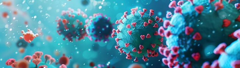 Advances in antiviral drug development, molecular models and lab research, space for annotations