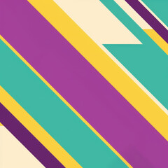 A vibrant abstract geometric background with layered shapes in teal, purple, and yellow, creating a modern and dynamic design.