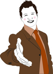 Close up business people partnership handshake meeting and finishing agreement deal isolated white background. Negotiation hand shake trust team confidence contract cooperation acquisition concept.png