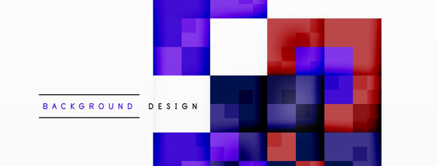 Dynamic colorful squares background. Vector Illustration For Wallpaper, Banner, Background, Card, Book Illustration, landing page