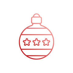 Bauble vector icon