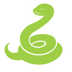 巳年　かわいい蛇のイラスト