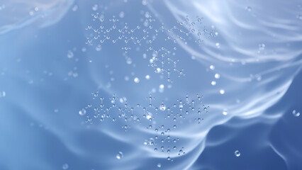 ivermectin molecular structure, 3d model molecule, antiparasitic drug, structural chemical formula view from a microscope
