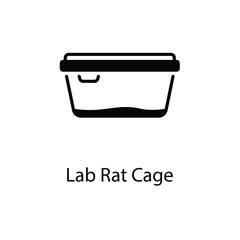 Lab Rat Cage vector icon