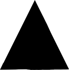 Triangle frame brush, stamp, ink, banner